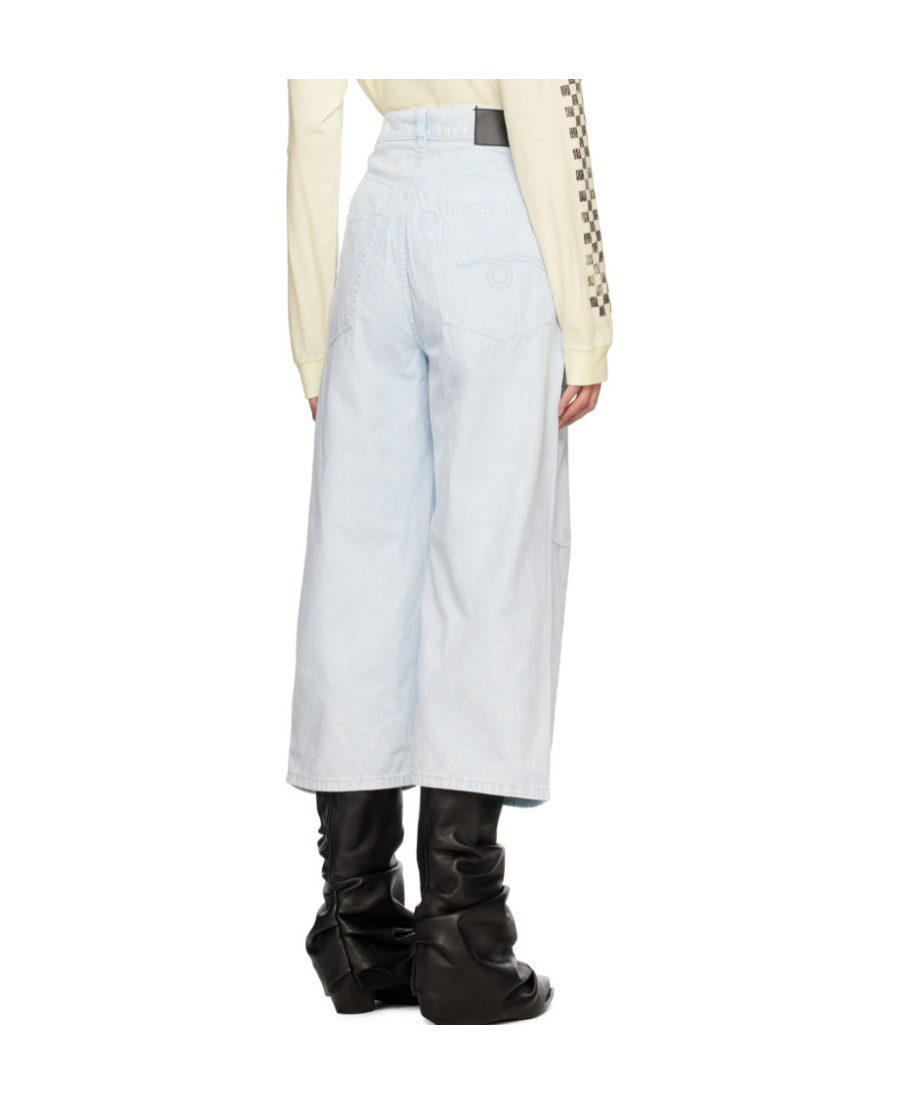 R13 Cropped Jeans In White