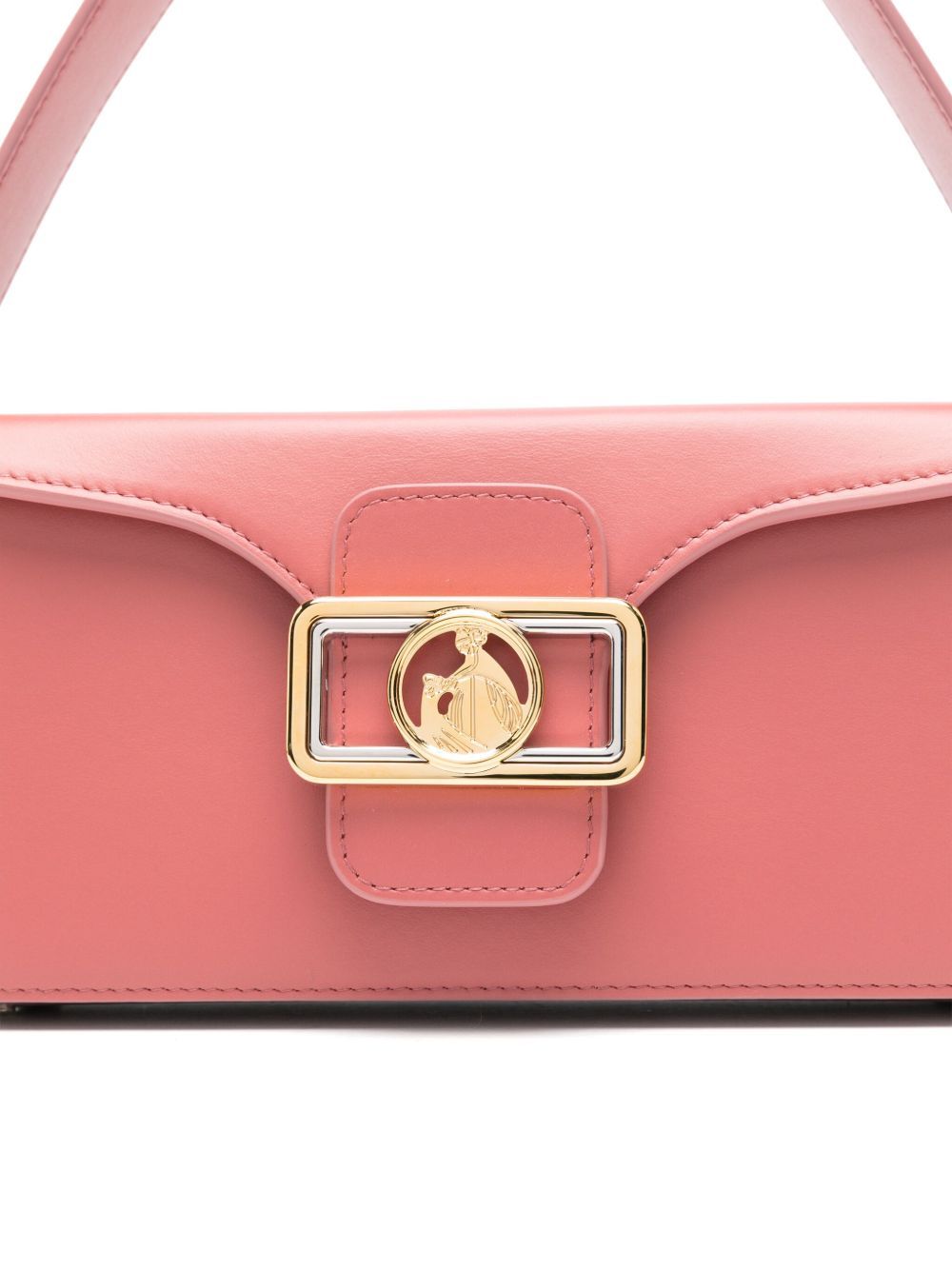Shop Lanvin Flip Shoulder Bag In Pink
