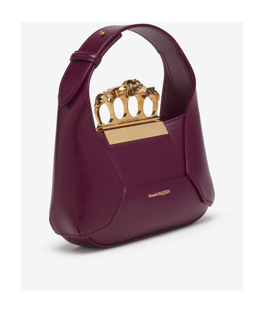 Alexander Mcqueen The Jewelled Leather Mini Bag In Multi