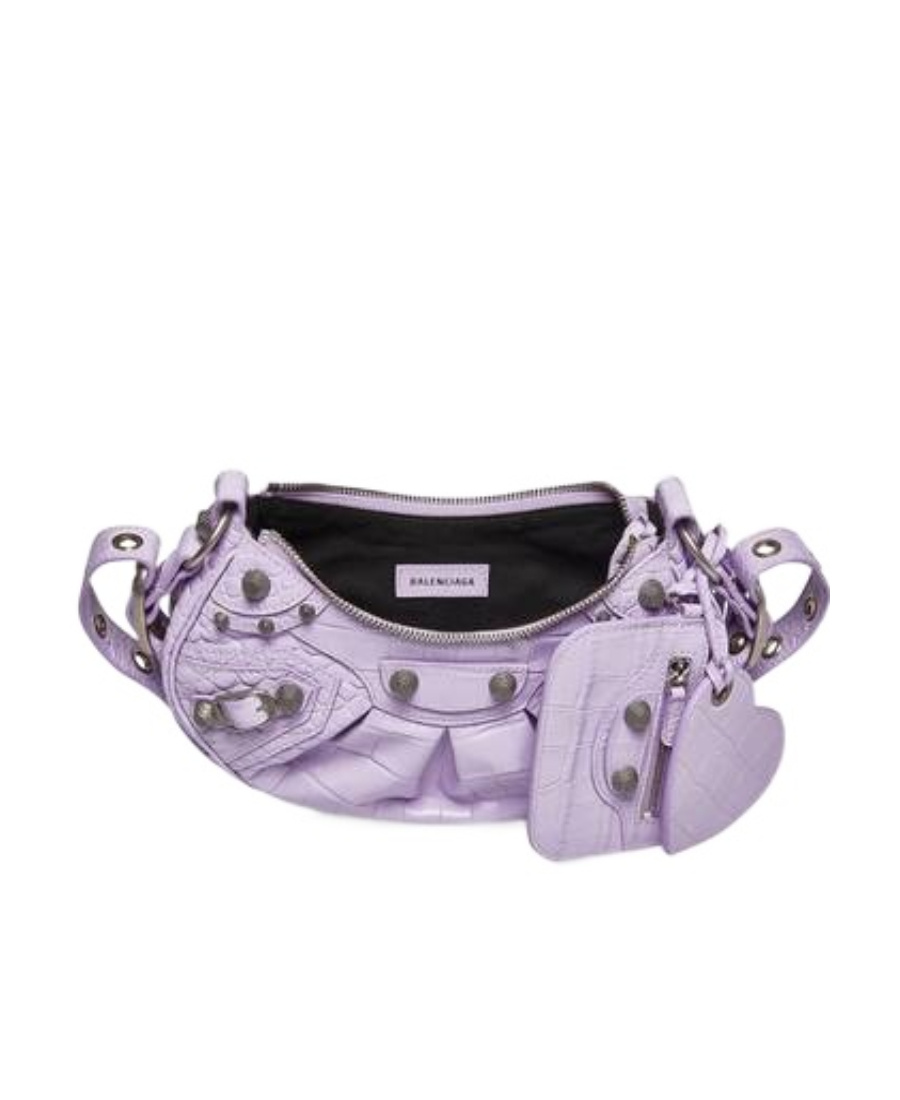 Balenciaga Le Cagole Xs Shoulder Bag In Purple