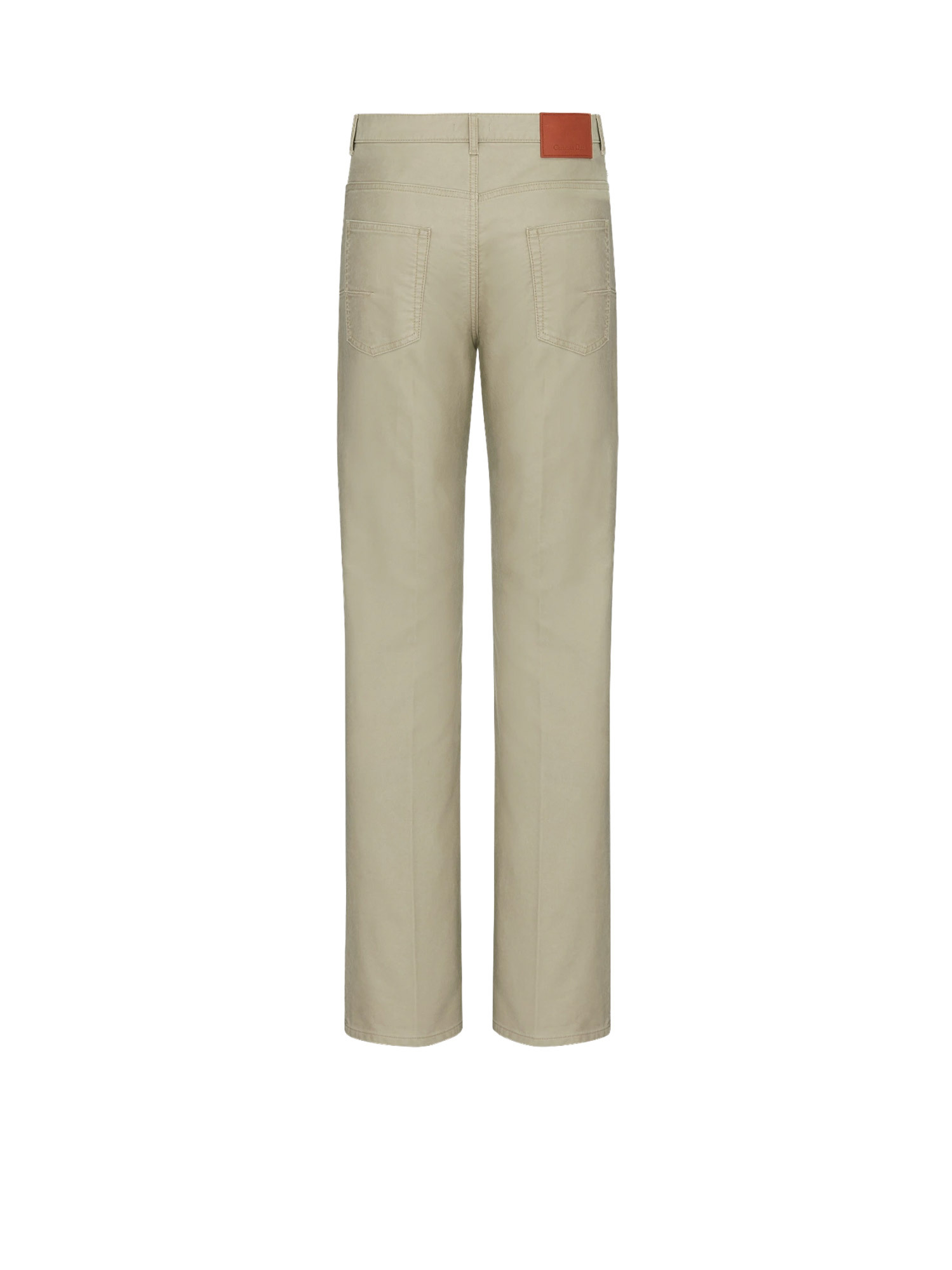 Dior Men Cotton Trousers In Gray