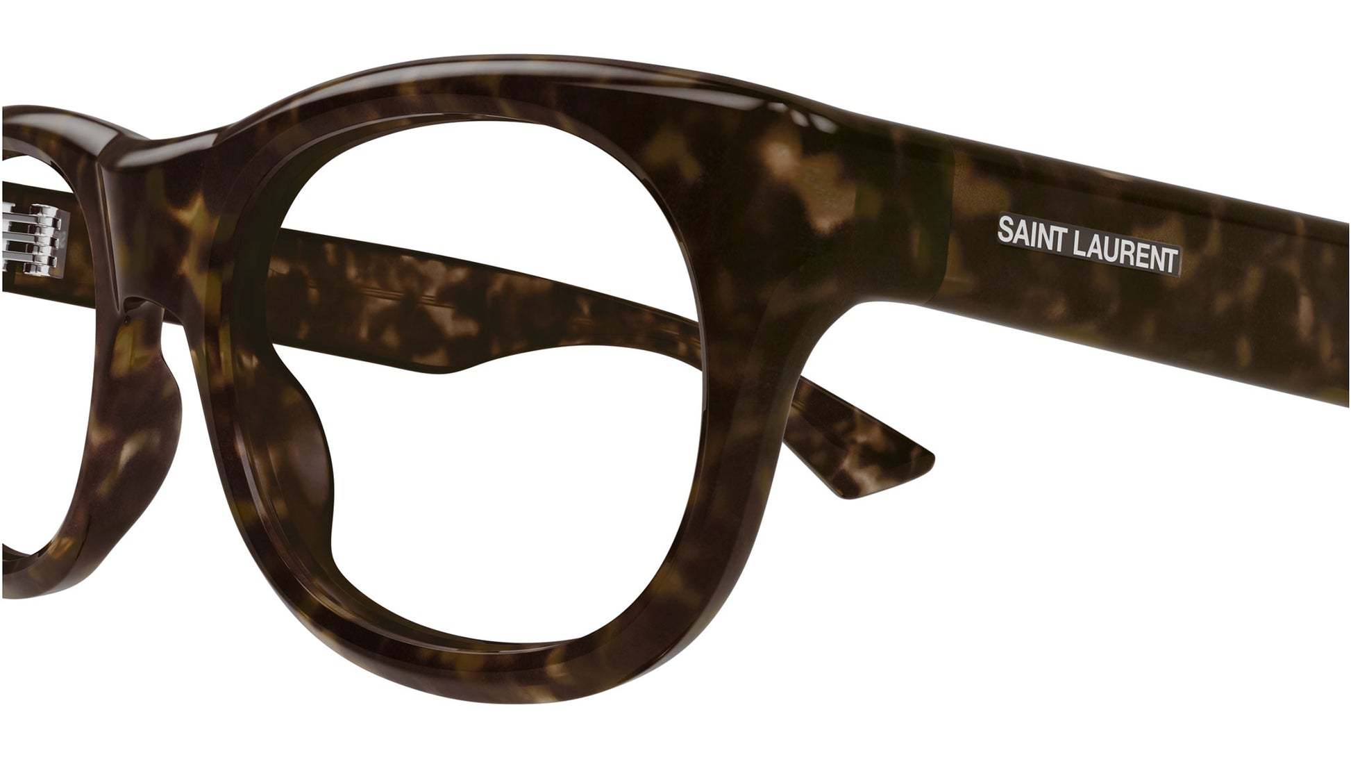 Saint Laurent Rectangular Frame In Brown
