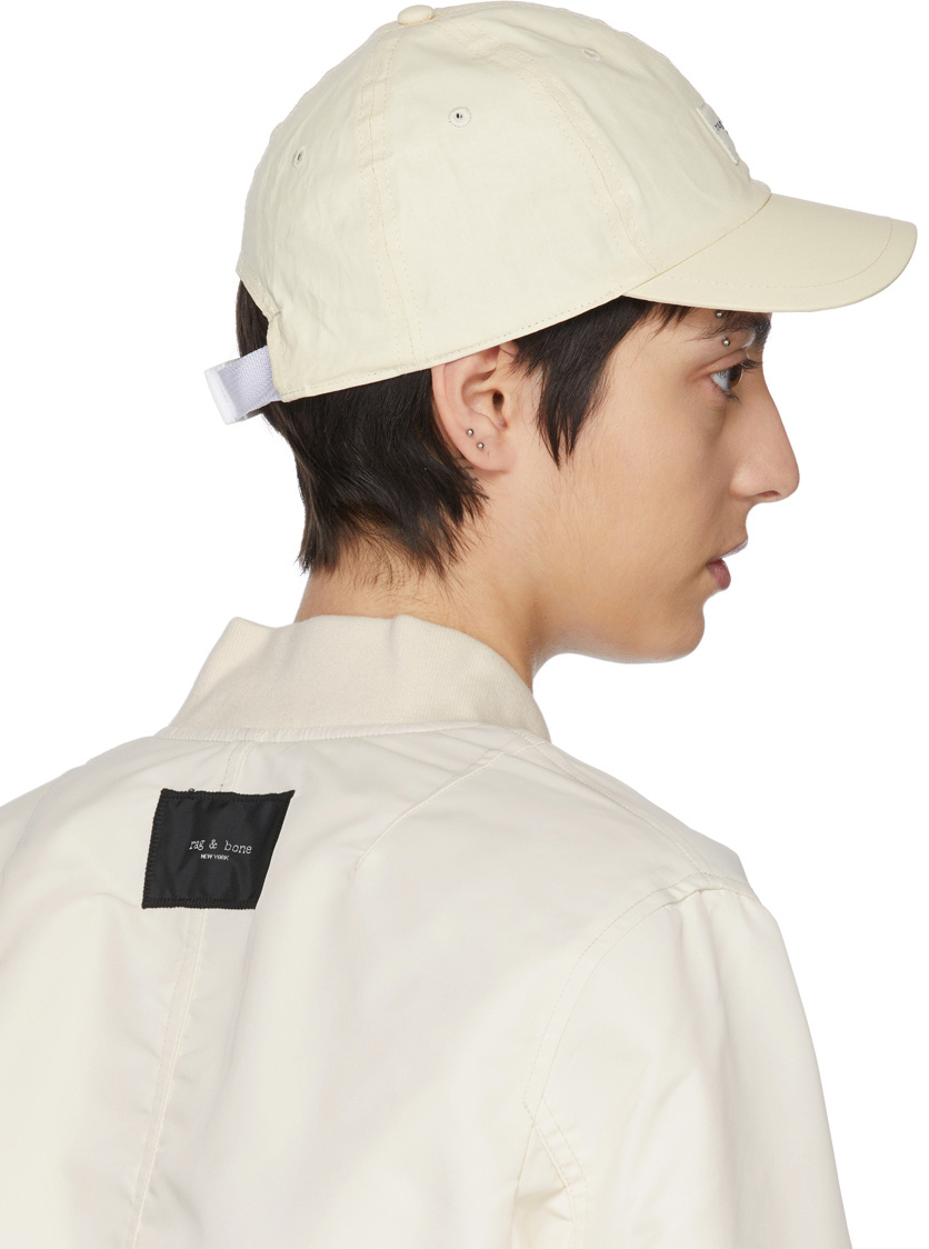 Rag & Bone Logo Patch Cap In White