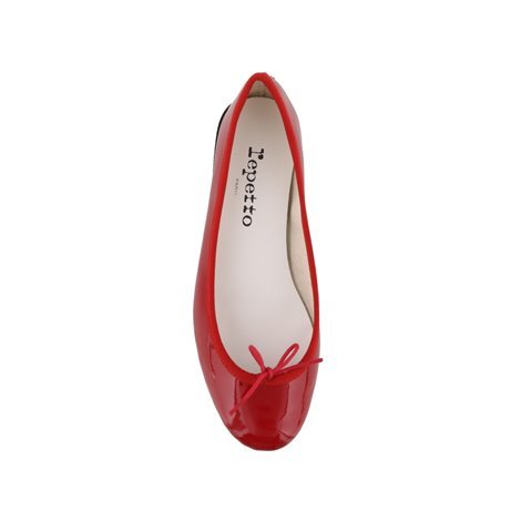 Repetto Red Brigitte Pointy Toe Ballerina Flats In Red