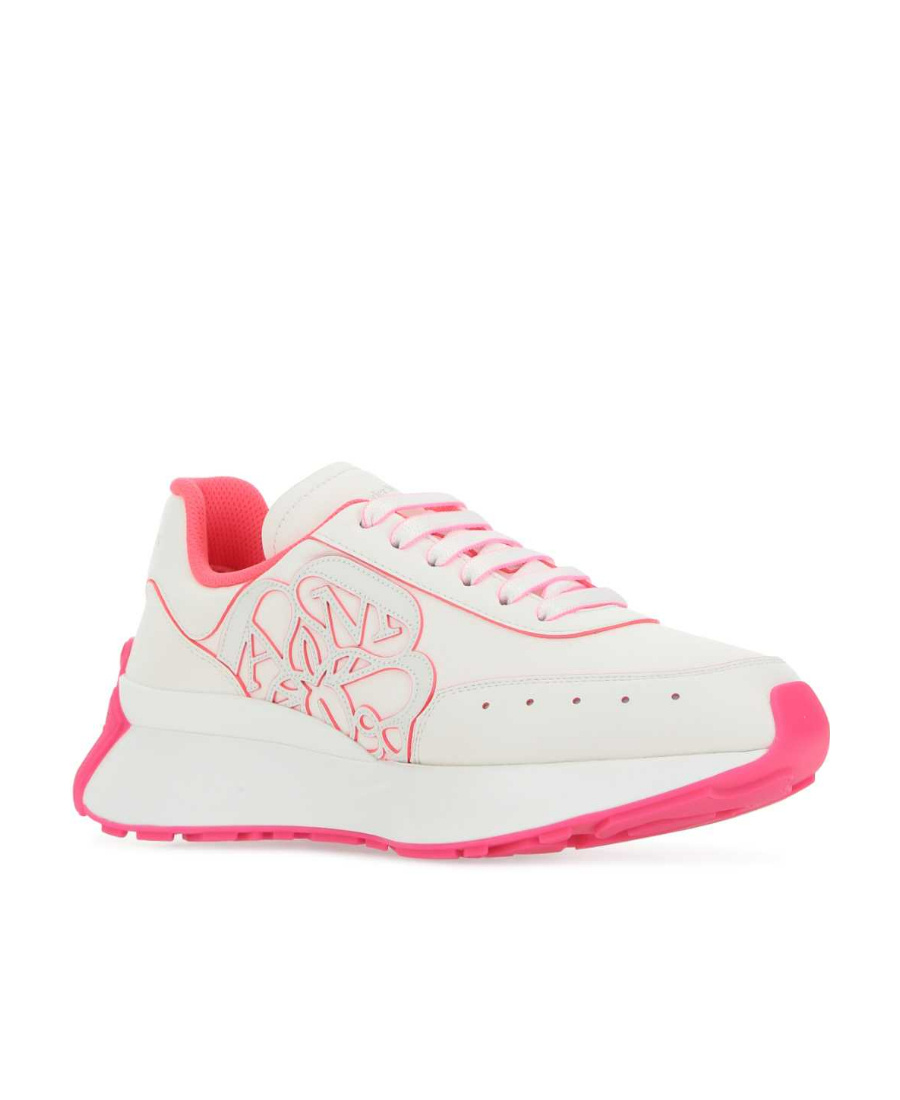 Alexander Mcqueen Logo Low-top Sneakers In White