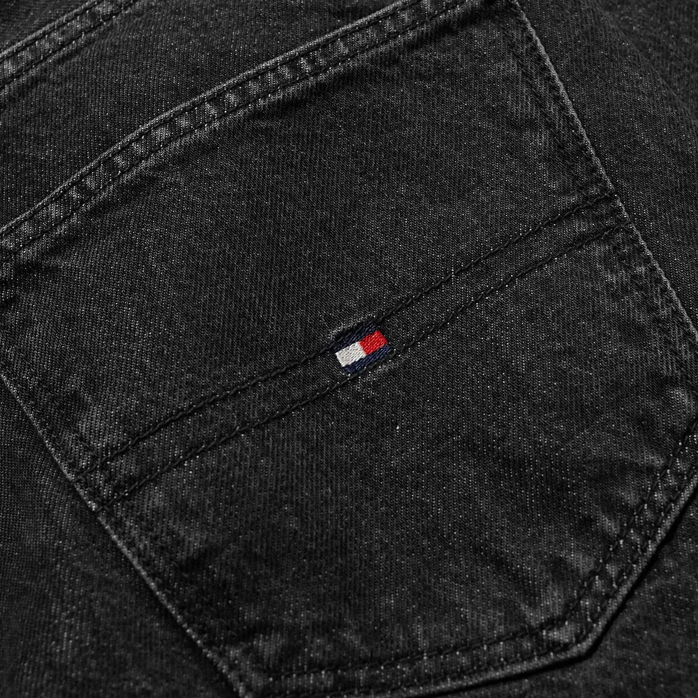 Shop Tommy Hilfiger Straight Jeans In Black