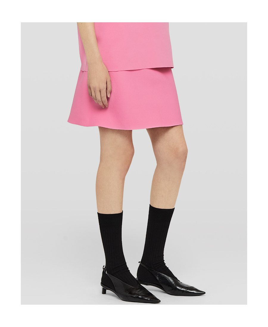 Jil Sander A-line High-waisted Mini Skirt In Pink