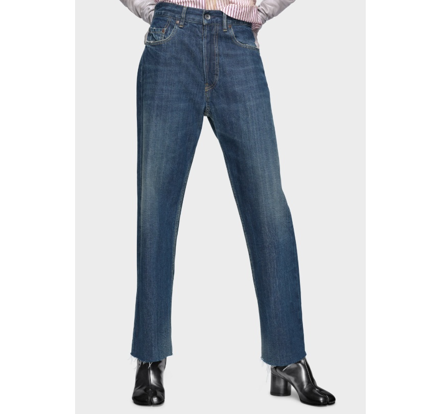 Maison Margiela Straight-leg Denim Jeans In Blue