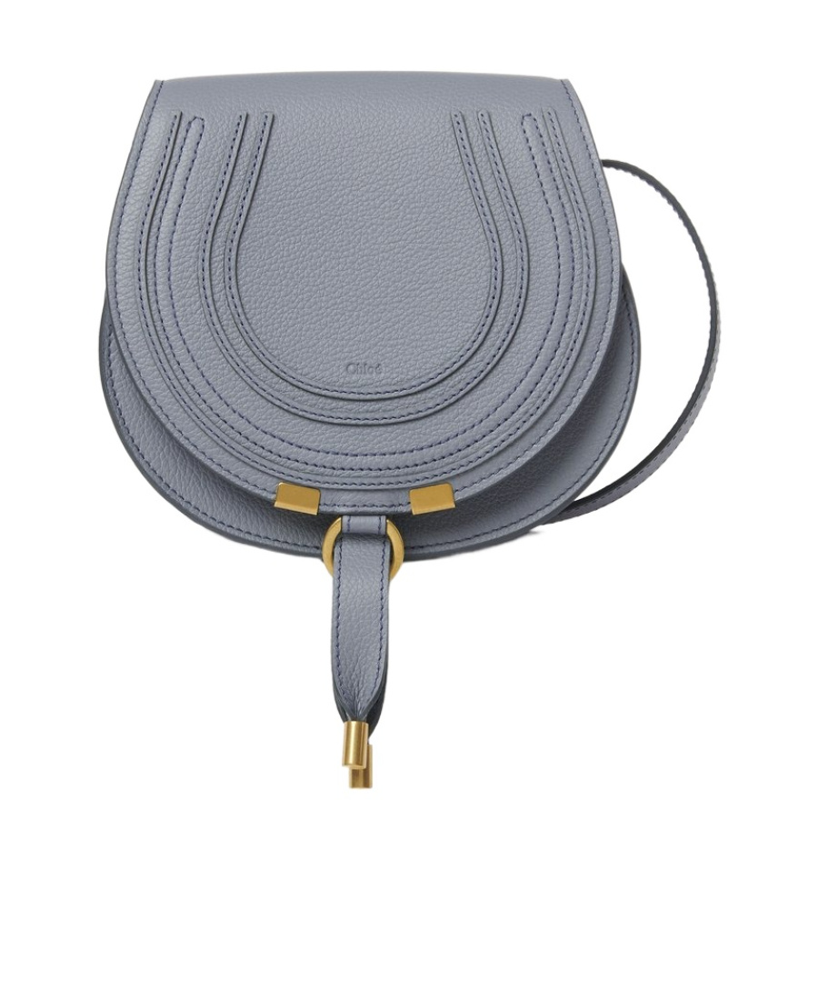 CHLOÉ SMALL MARCIE LEATHER SADDLE BAG 