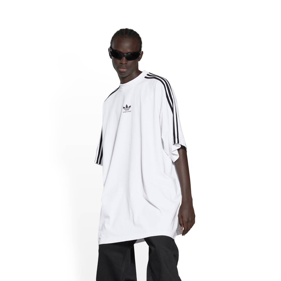 Adidas X Balenciaga X Adidas Oversized Sweatshirt In White