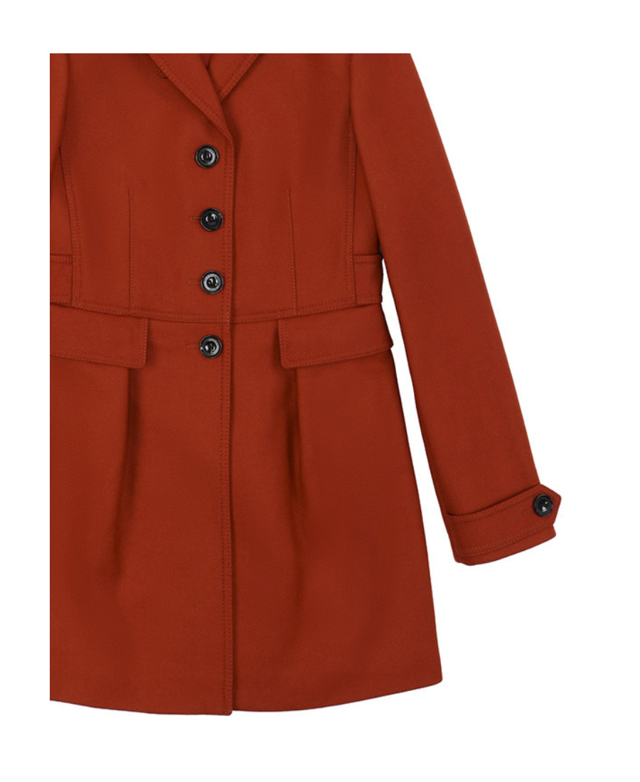 Burberry Long-sleeved Windbreaker In Red