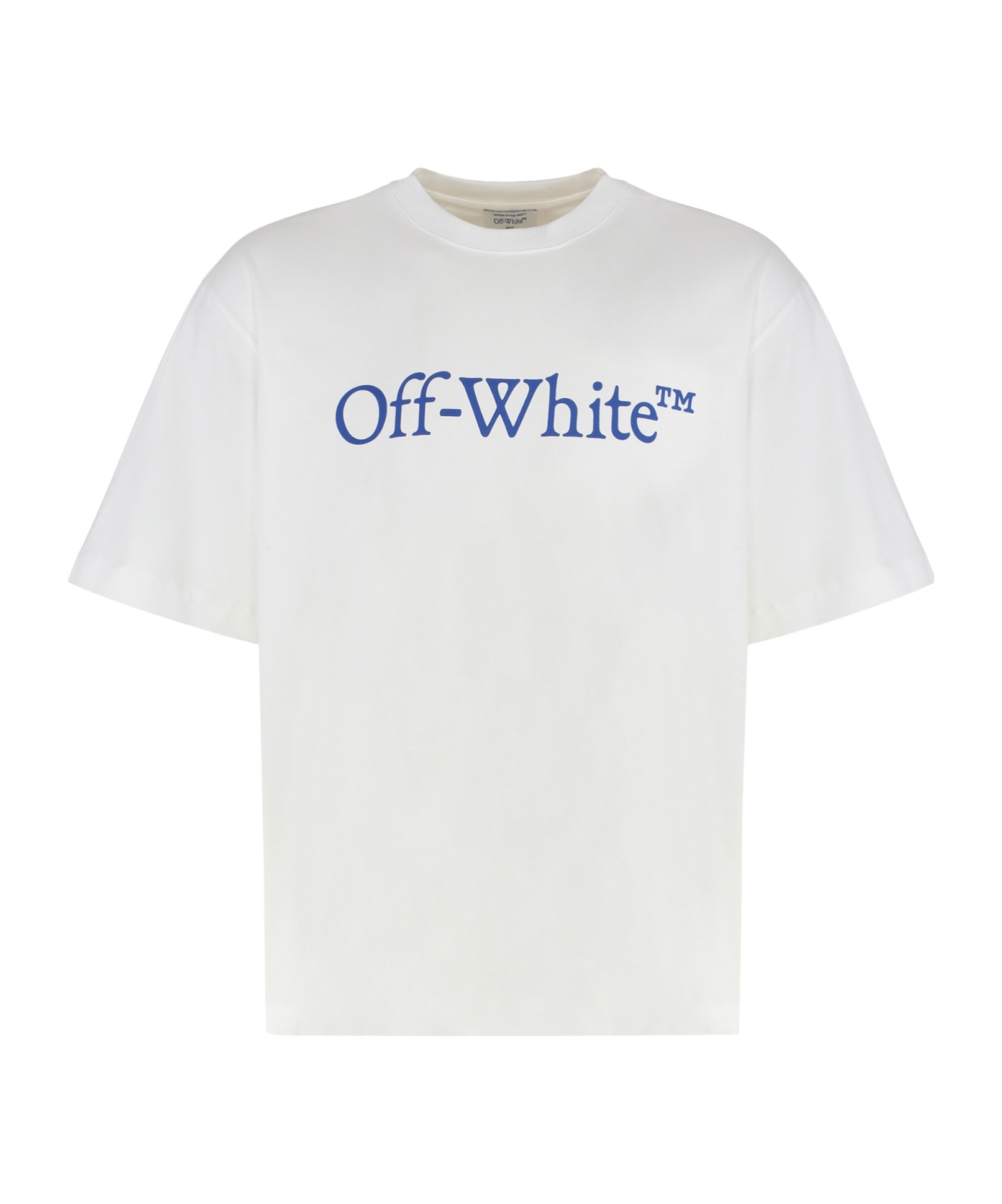 Off-white Cotton Crew-neck T-shirt In White