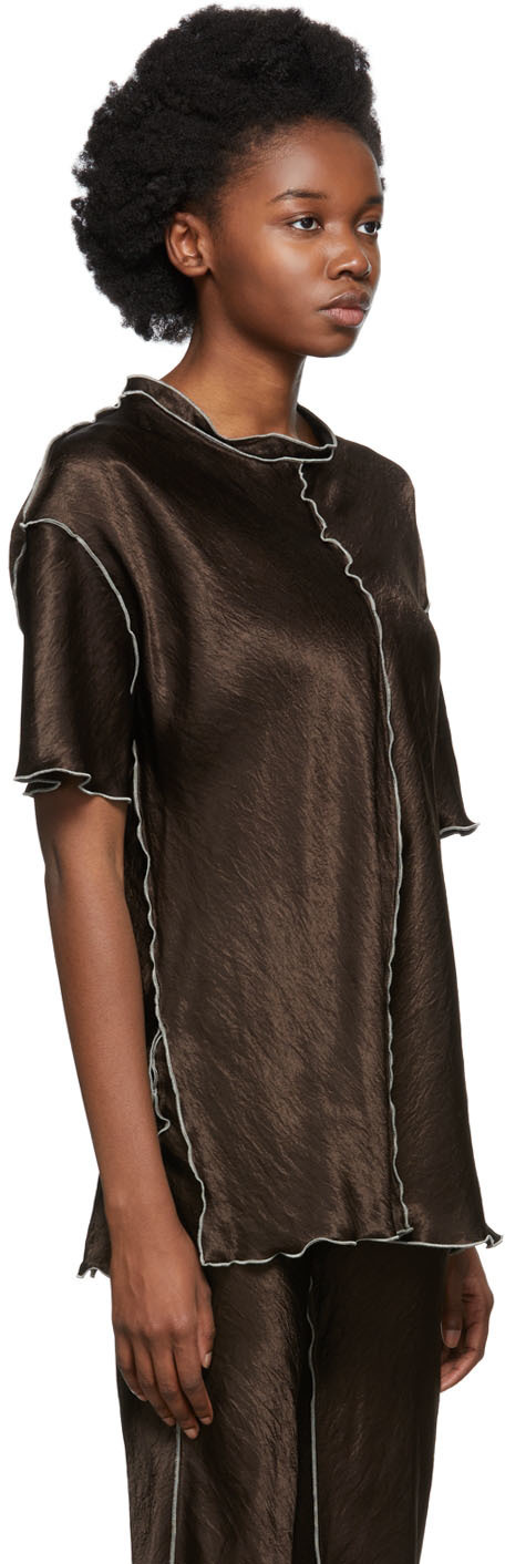 Yuzefi Item O-neck Short-sleeved T-shirt In Black