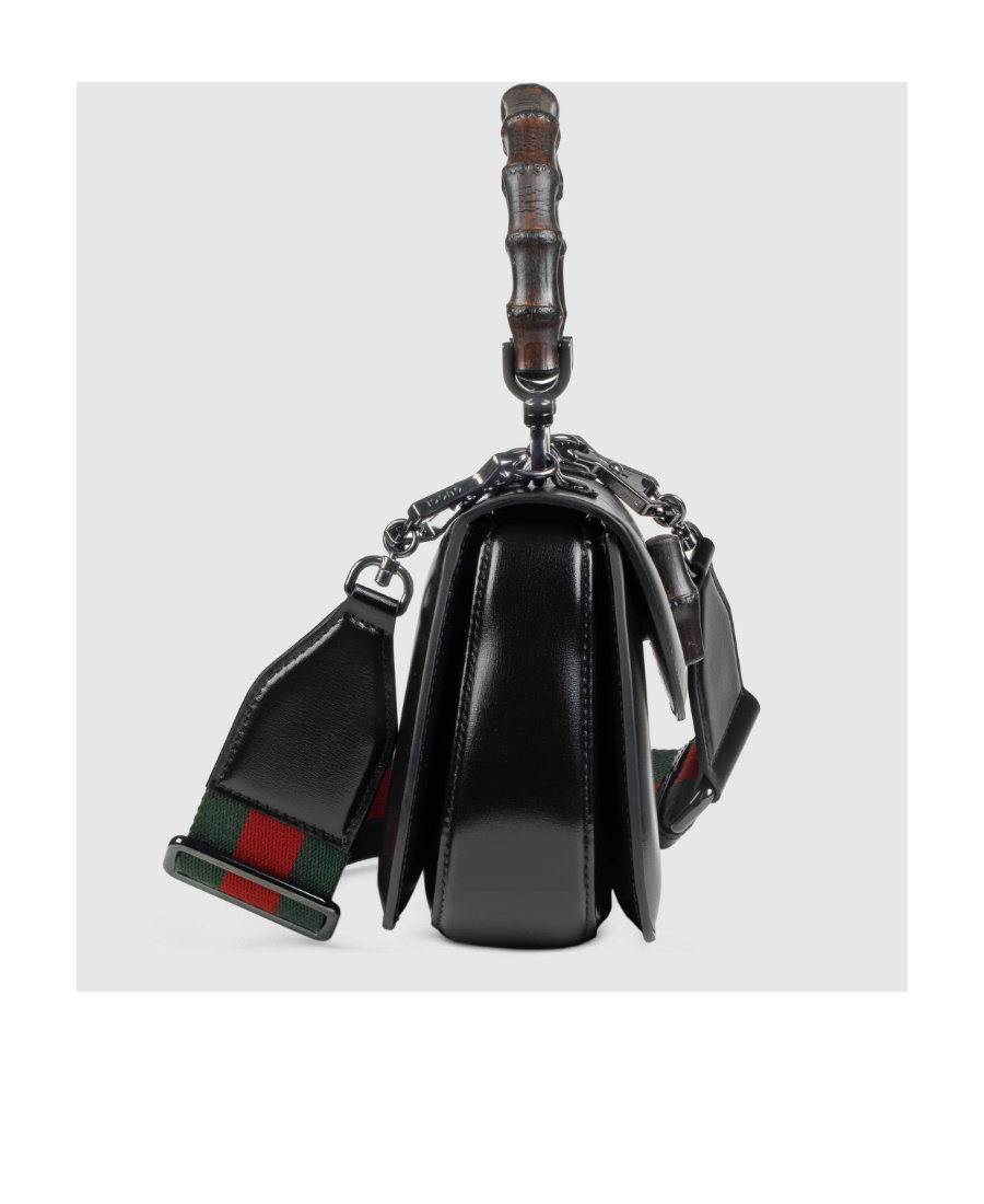 Gucci Bamboo Small Handbag In Black