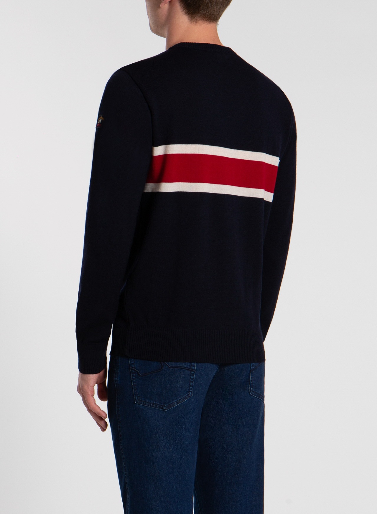 PAUL & SHARK STRIPED PATTERN SWEATER