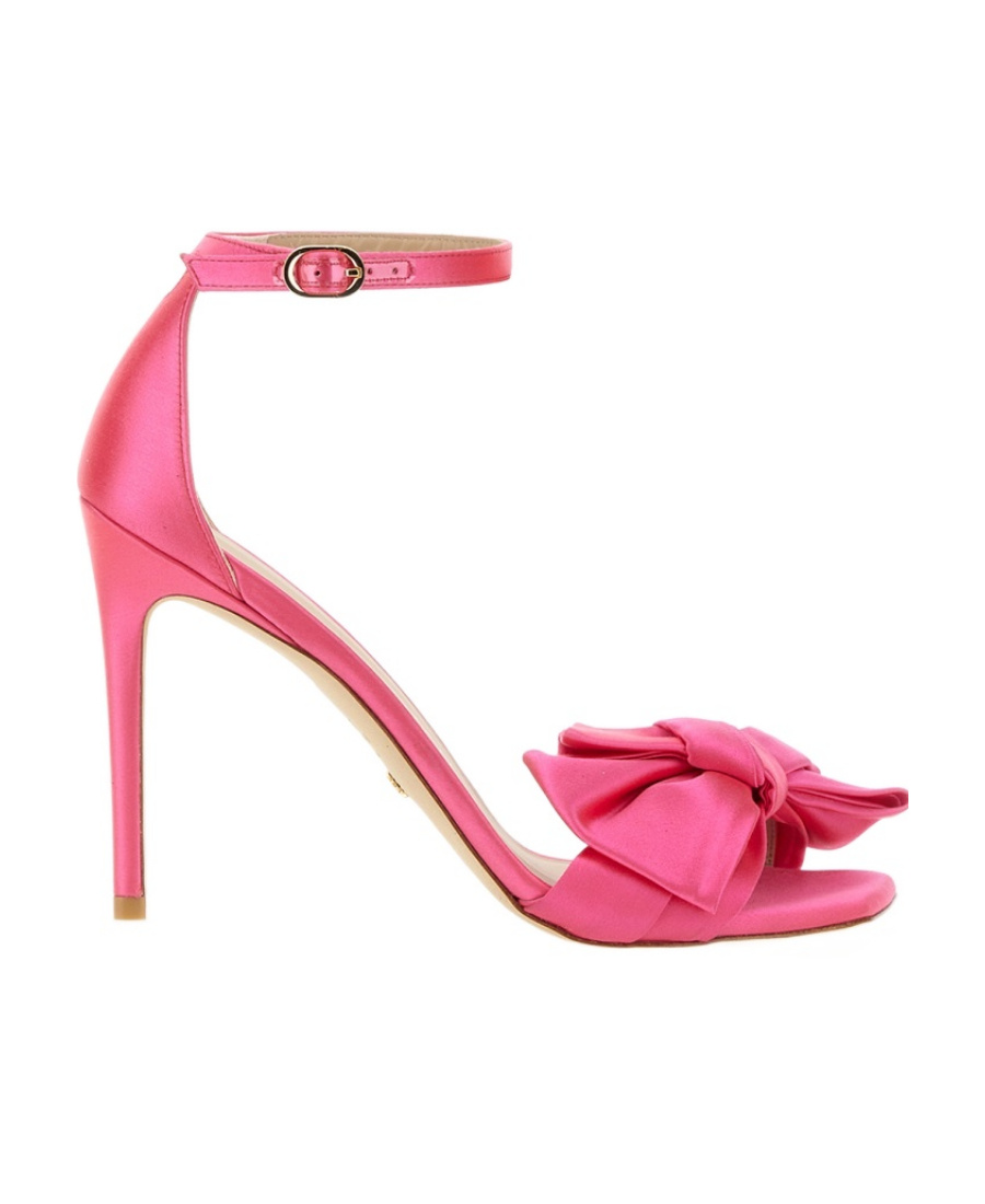 Stuart Weitzman Sandal Nudistcurve Loveknot 100 In Pink