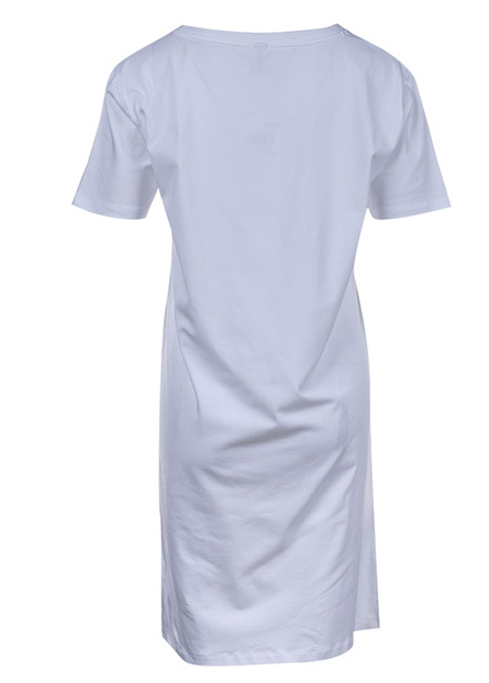 Moschino Logo Dress In Blue