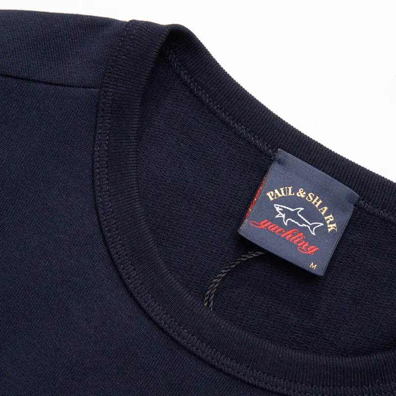PAUL & SHARK ROUND-COLLAR LONG-SLEEVE HOODIE