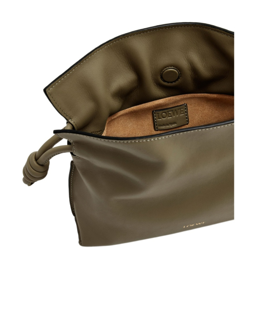 Loewe Flamenco Mini Shoulder Bag In Green