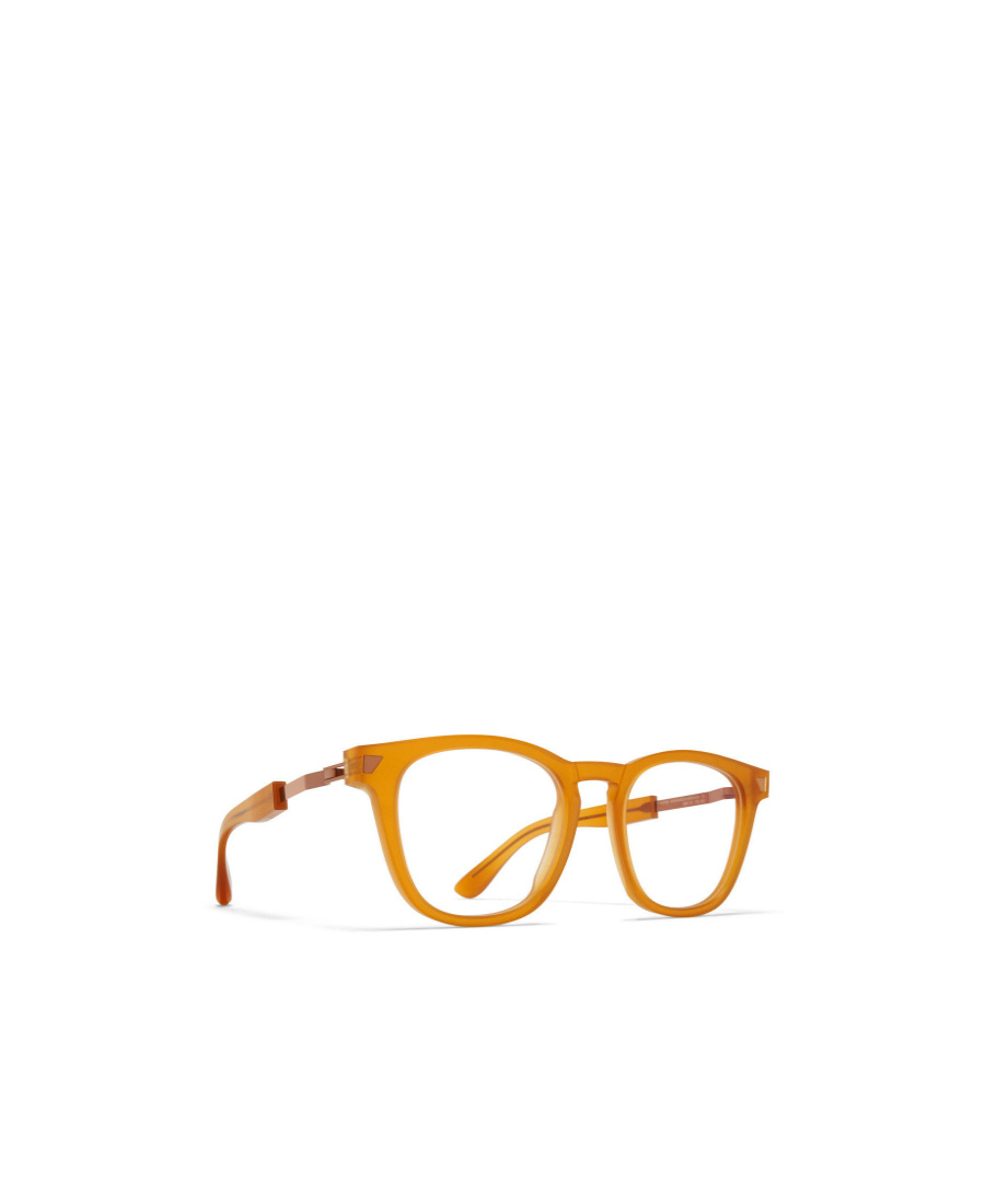 Mykita X Maison Margiela Round-frame Glasses In Orange