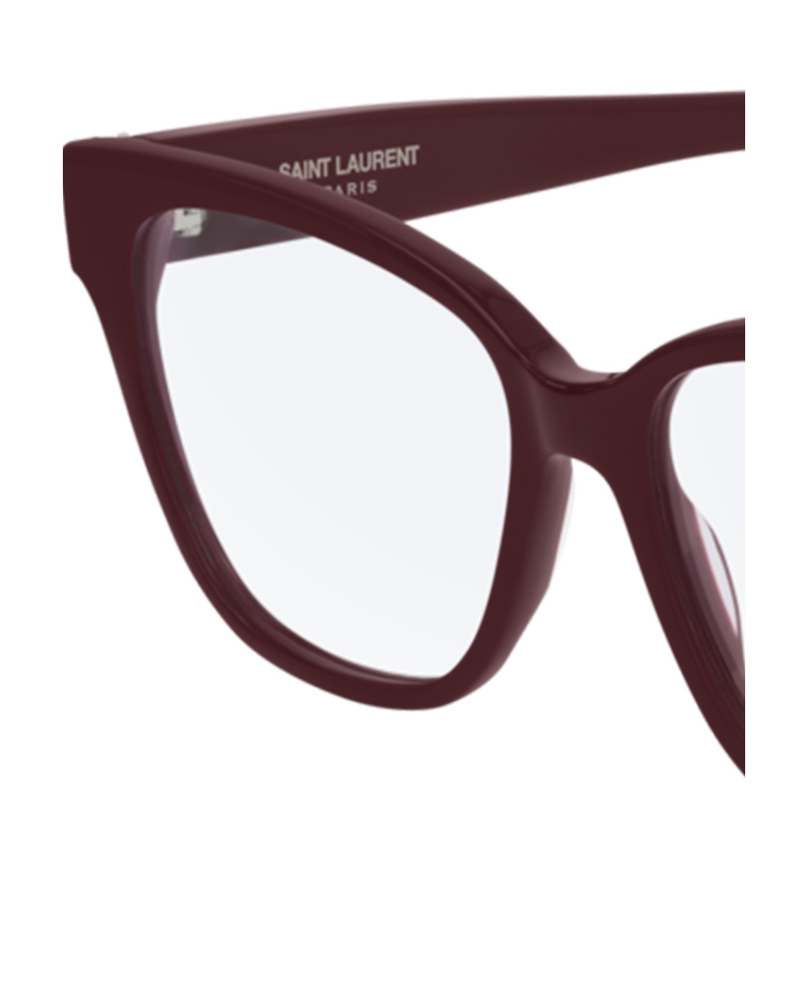 Saint Laurent Eyewear Square Frame Glasses In White