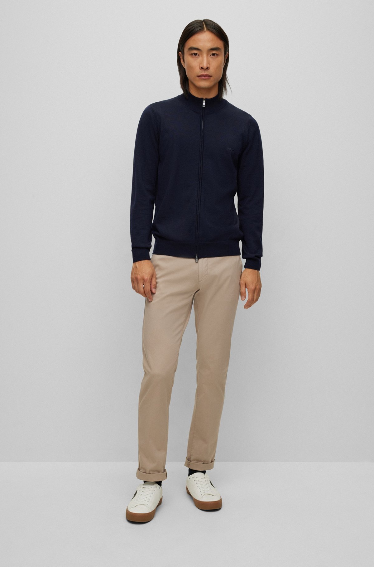Hugo Boss Cardigan "balonso" In Black