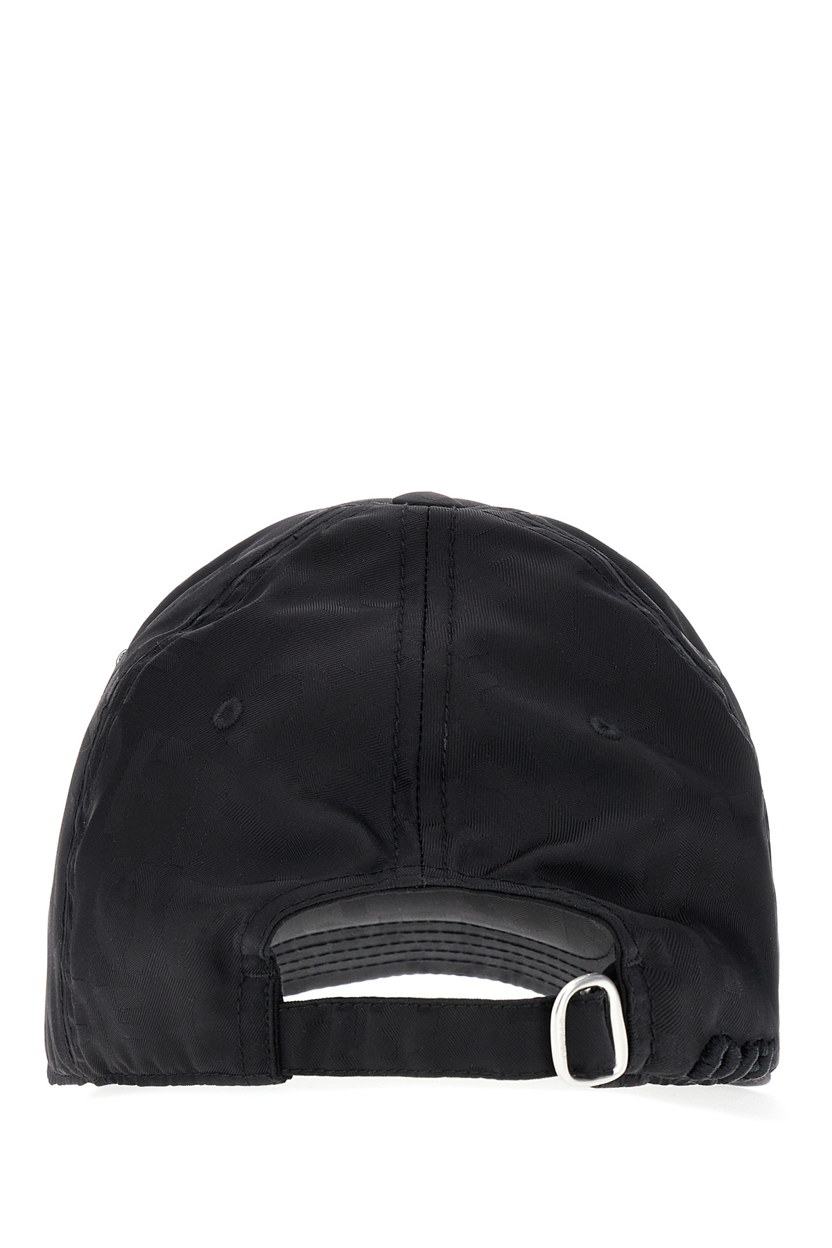 Off-white Black Nylon Baseball Cap In Black