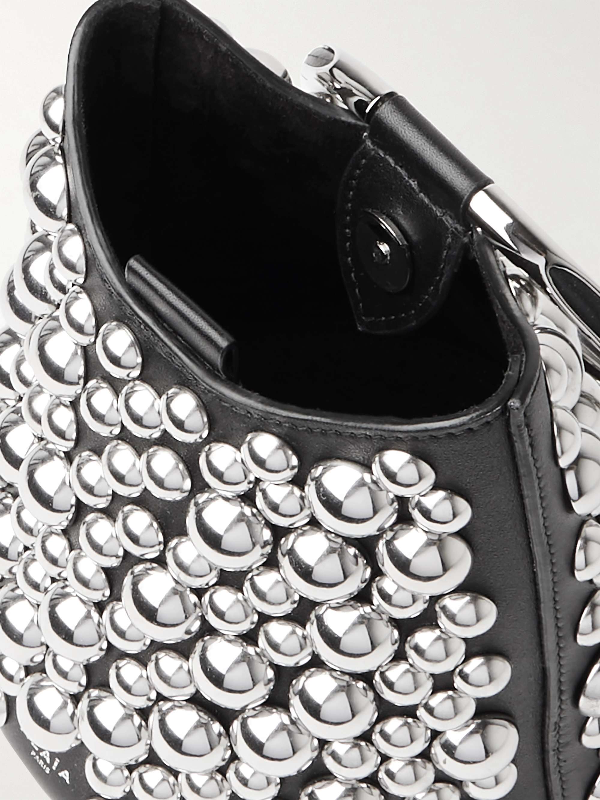 ALAÏA MINI RING BUCKET BAG