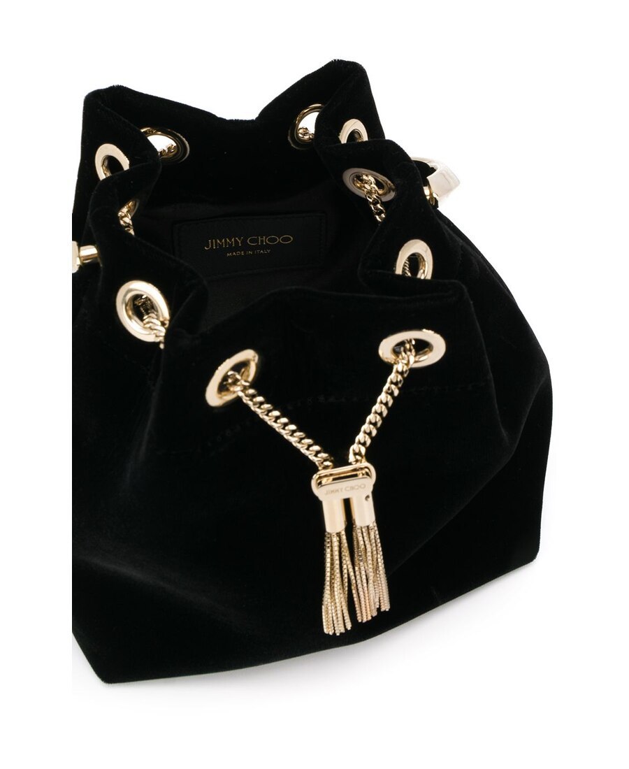 Jimmy Choo Bon Bon Bracelet Bag In Black