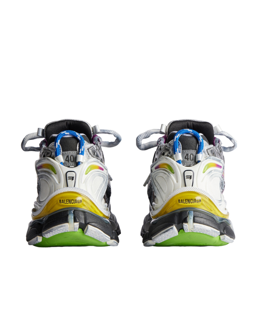 Balenciaga Deconstructed Runner Sneakers In Multicolor