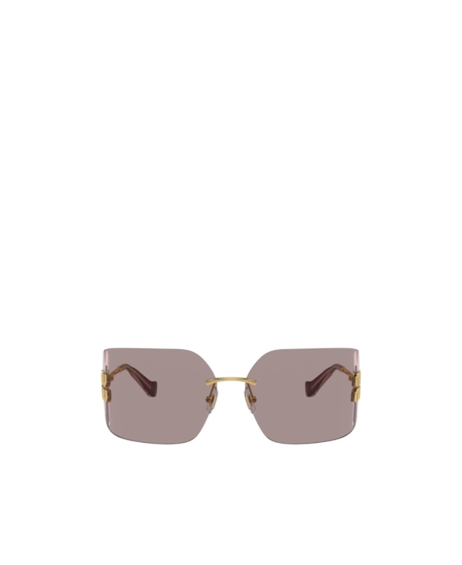 Miu Miu Runway Frameless Sunglasses In Gray