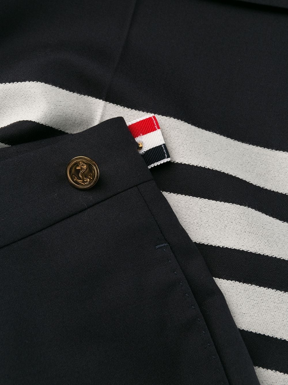 Thom Browne 4-bar Plain Weave Suiting Shorts In Black