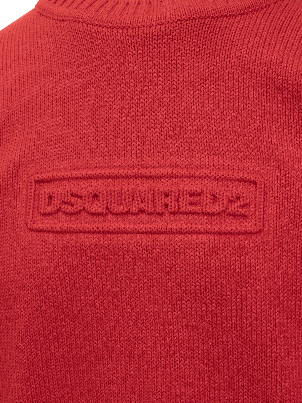 Dsquared2 Sweater With Logo In Red