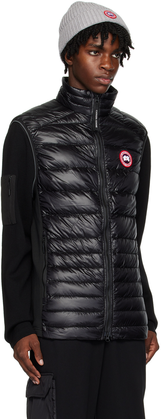 Canada Goose Hybridge Lite Tech Waistcoat Down Jacket In Black
