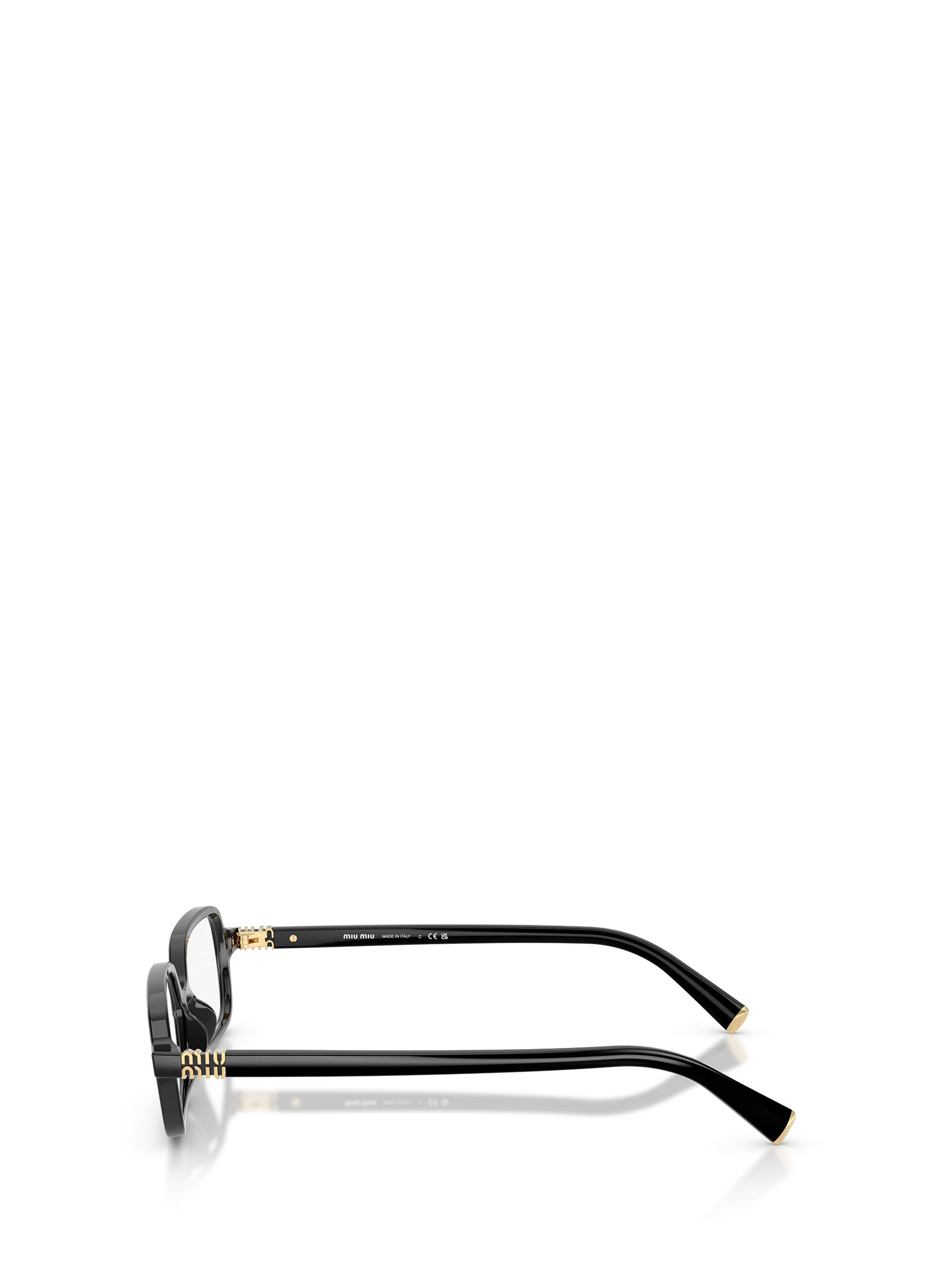 Miu Miu Full-frame Plain Mirror In Black