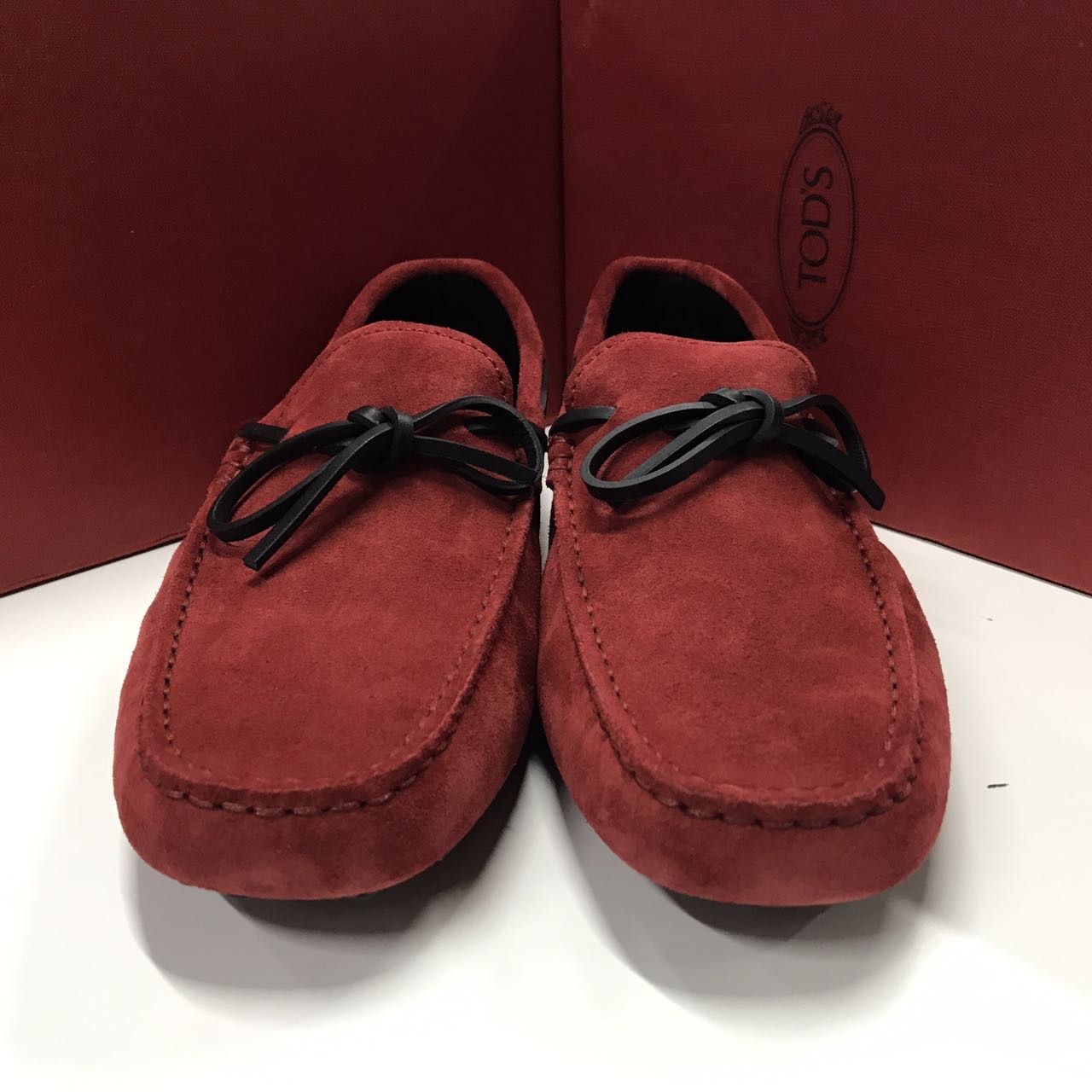 Tod's Logo Business Casual Shoes In Red