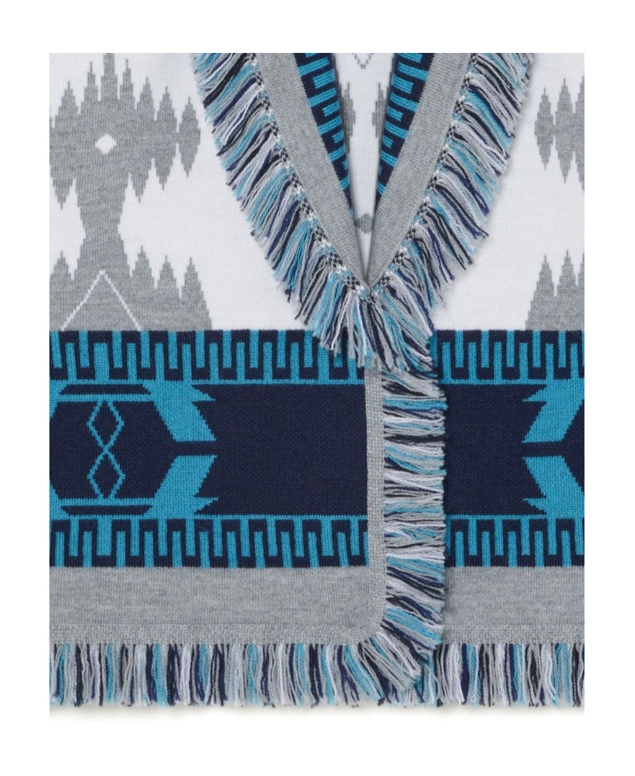 ALANUI ICON JACQUARD VIRGIN-WOOL CARDIGAN