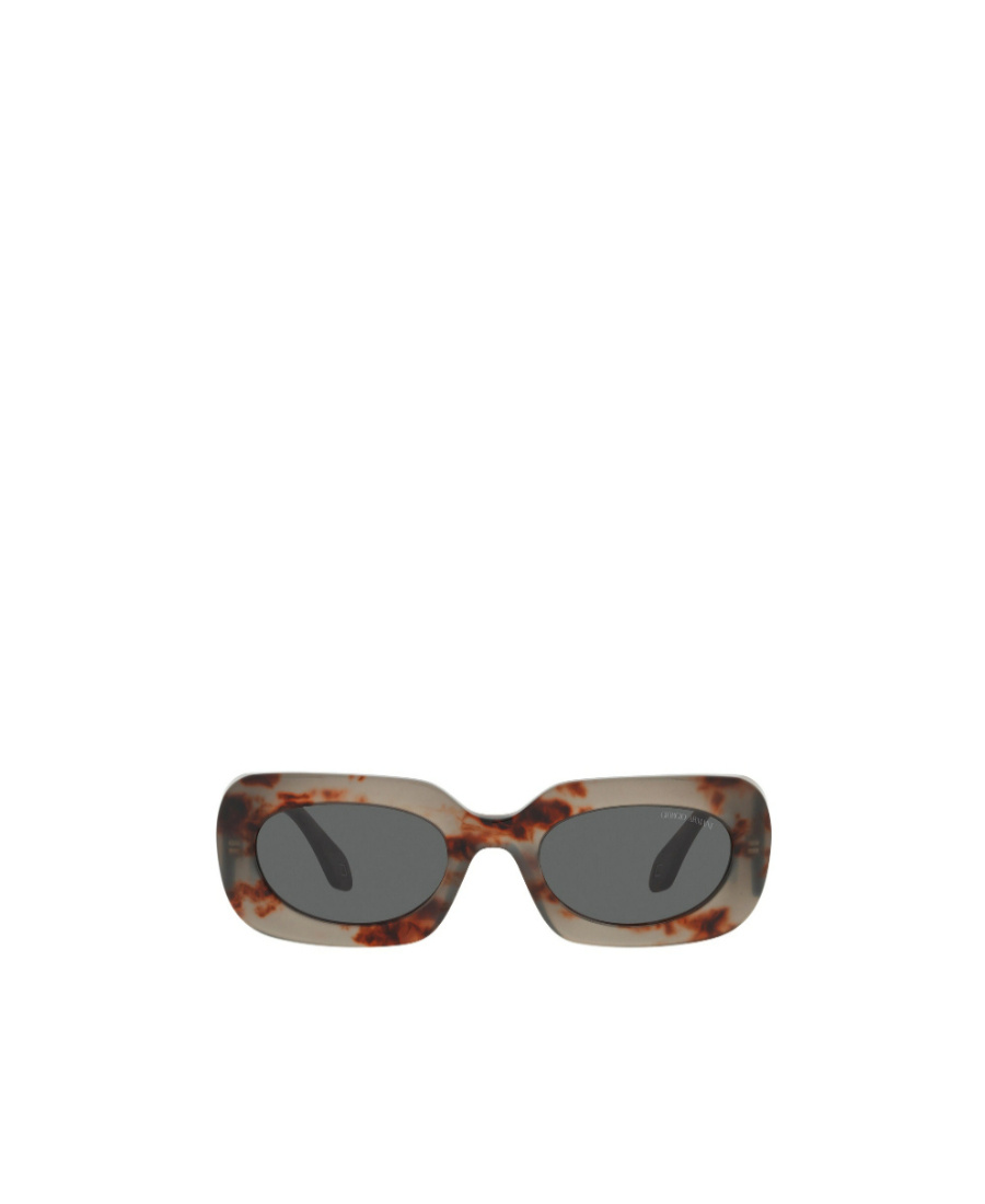 Giorgio Armani Logo Sunglasses In Gray