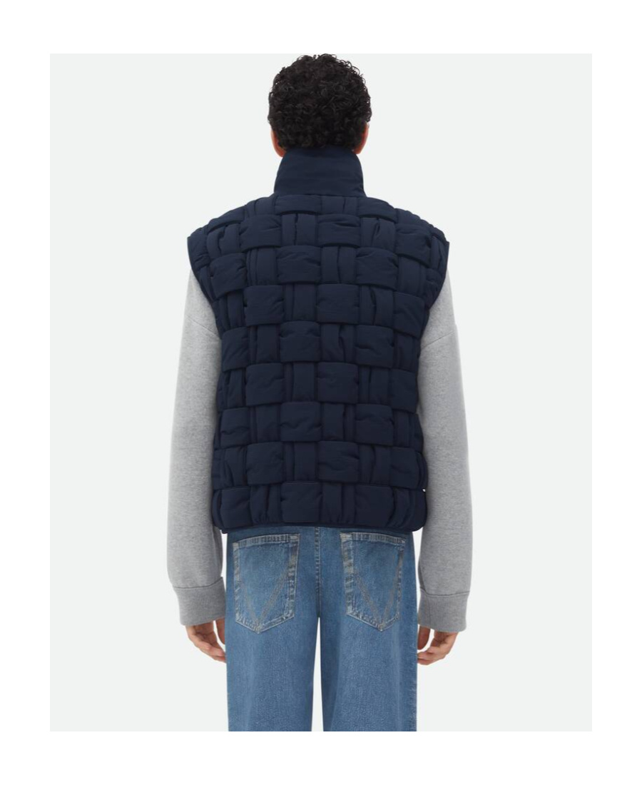 BOTTEGA VENETA TECH NYLON INTRECCIATO GILET