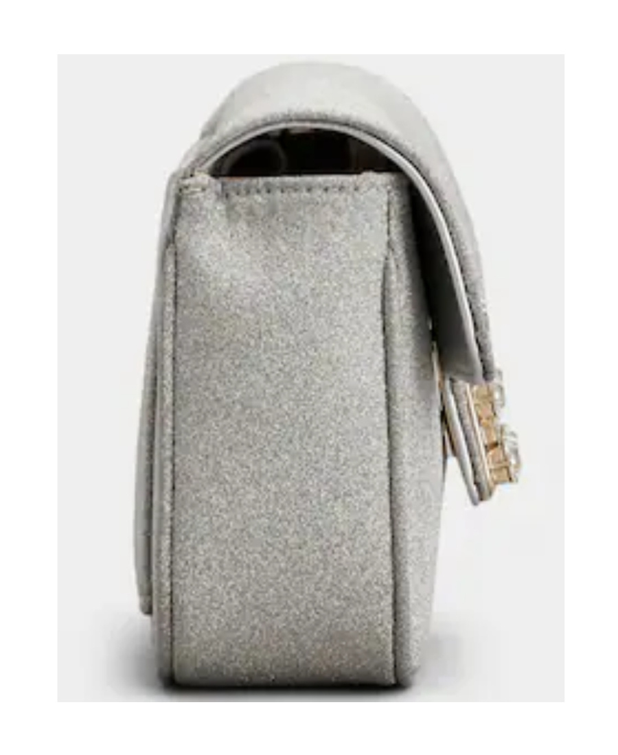 Roger Vivier Jeu De Fille Foldover Top Clutch Bag In White