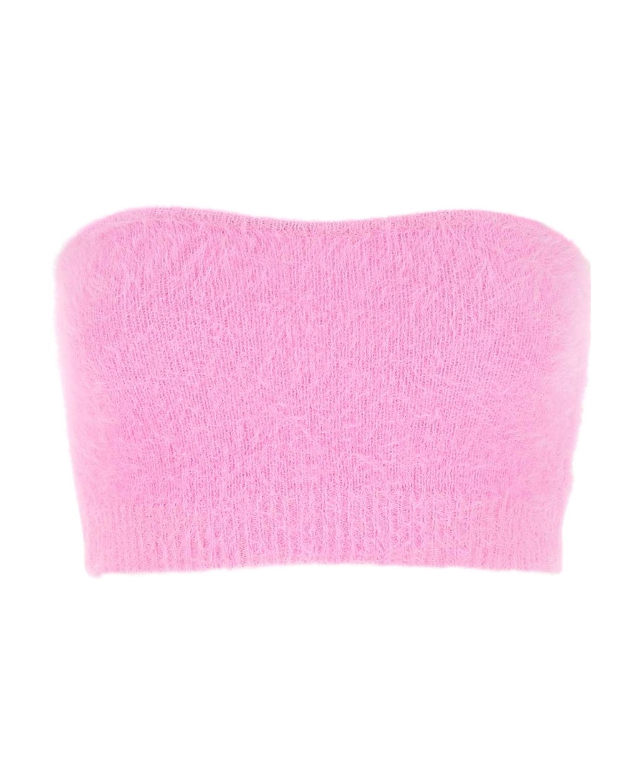 Isabel Marant Étoile Ollie Knitted Chest Wrapping In Pink