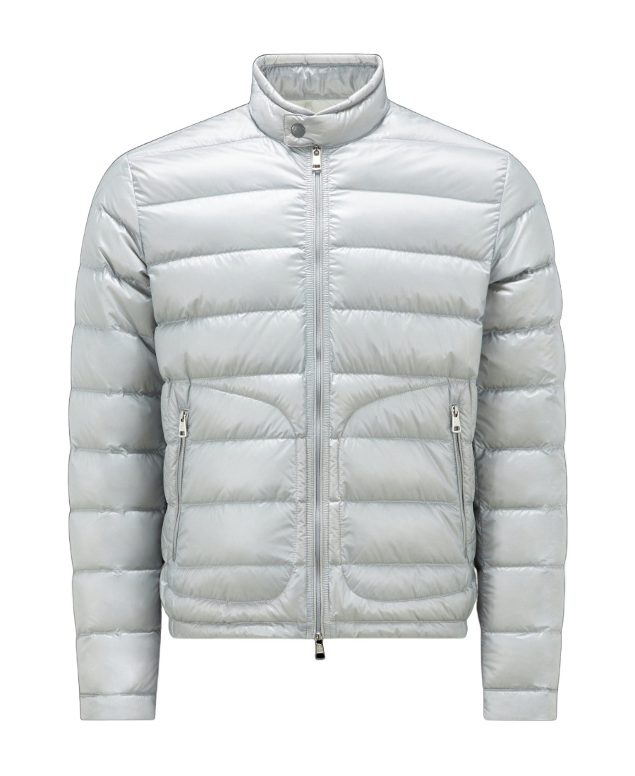 Moncler Acorus Padded Down Jacket In Gray