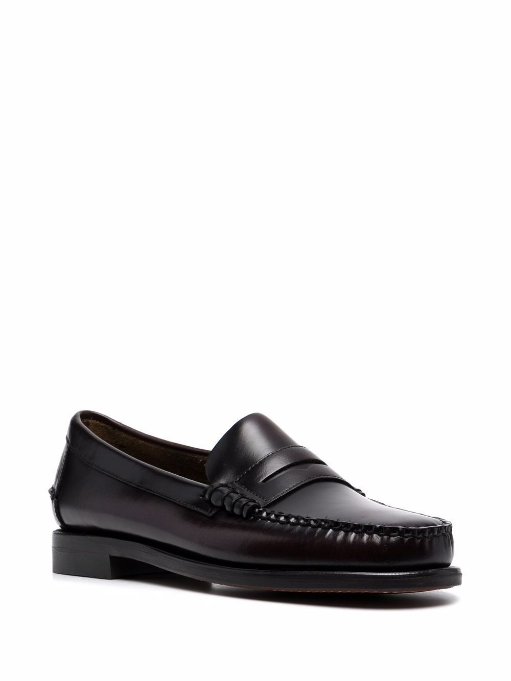 Sebago Black Pull-on Loafers In Black