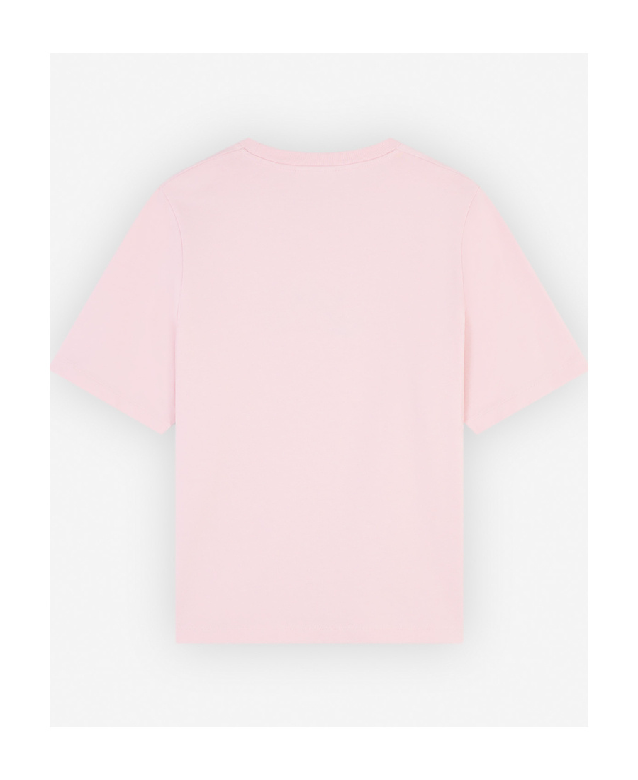 Maison Kitsuné Flowers Print Classic Logo T-shirt In Pink