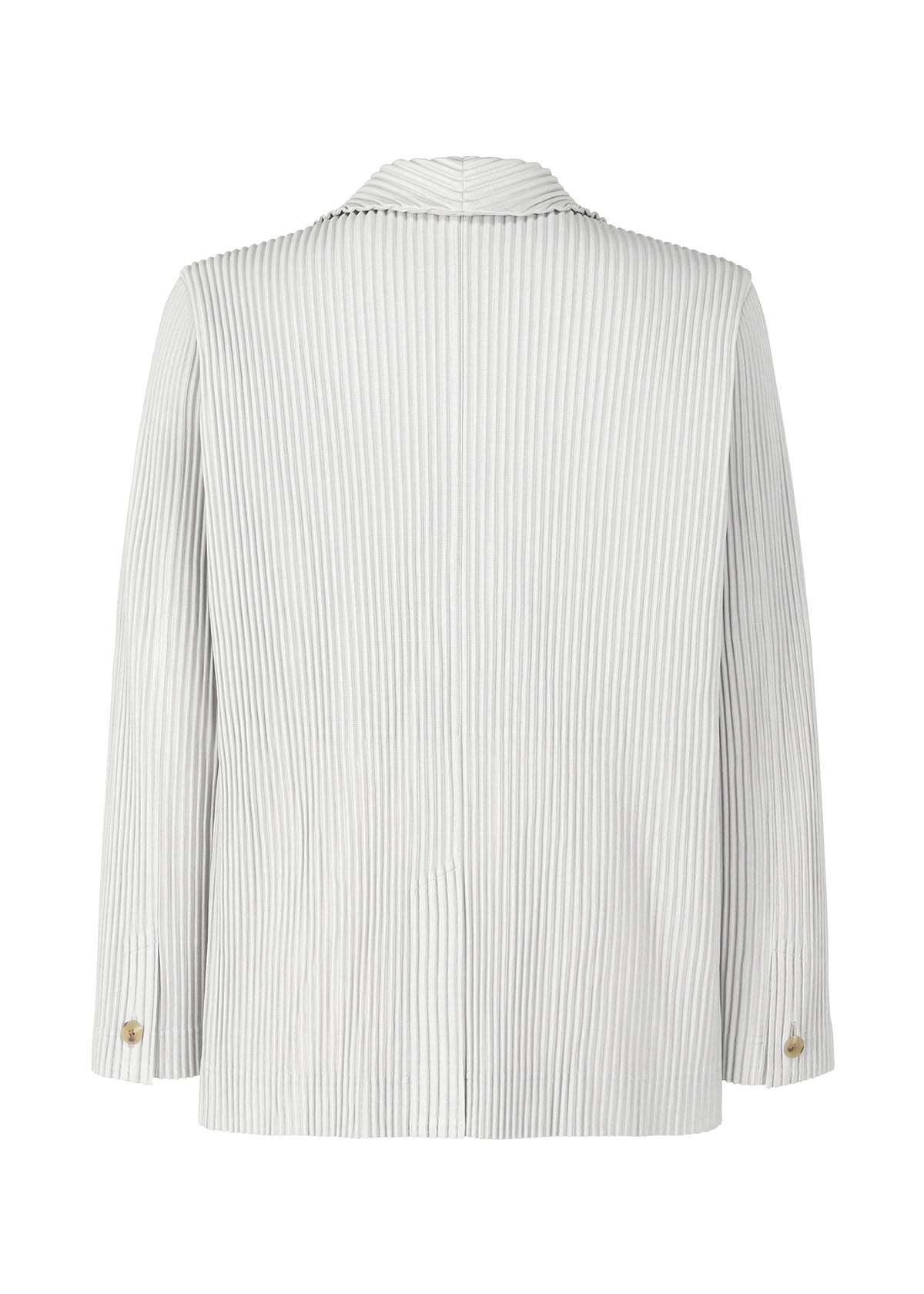 Shop Issey Miyake Plissé-effect Single-breasted Blazer In White