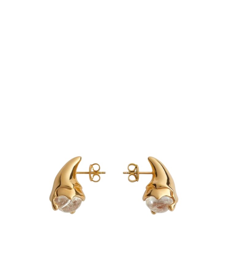 Bottega Veneta Mini Drop Earrings In Yellow
