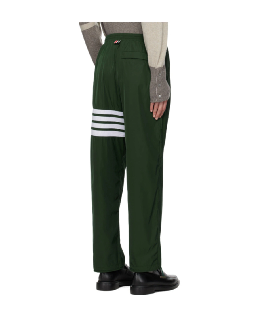 Thom Browne Logo-patch Track Pants In Black