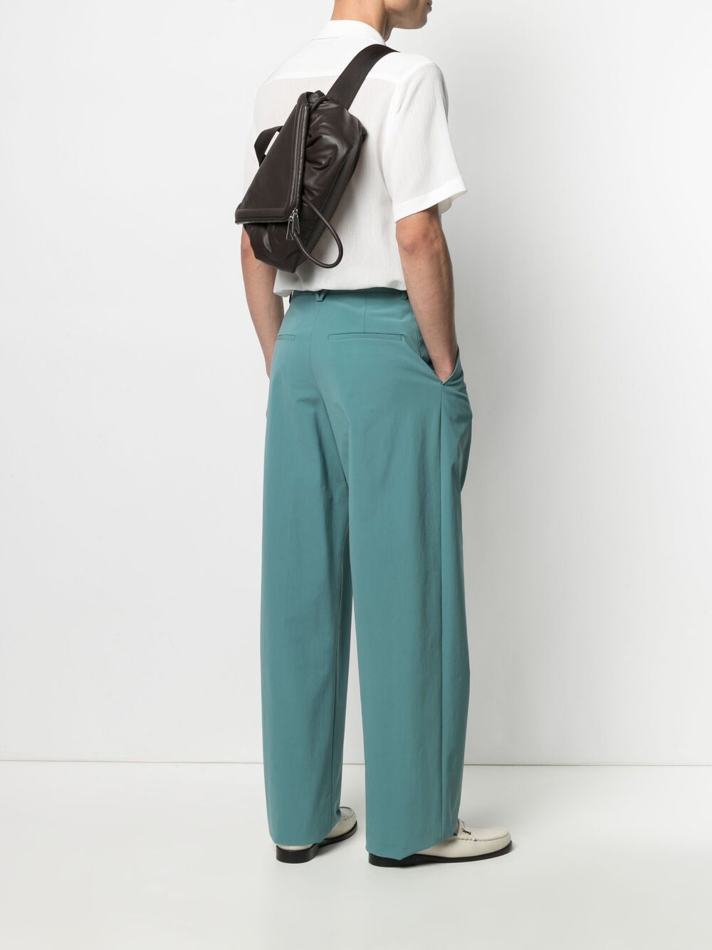 Bottega Veneta Envelope-style Belt Bag In Black