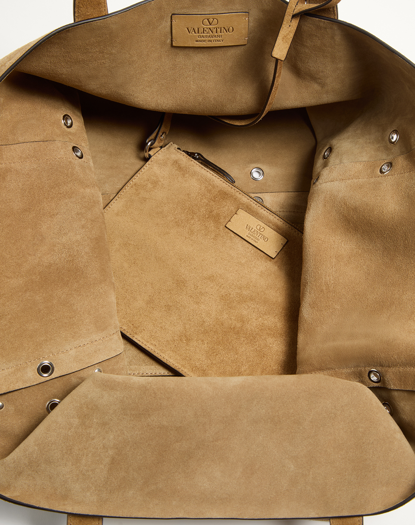 Valentino Nellcote Large Suede Leather Tote