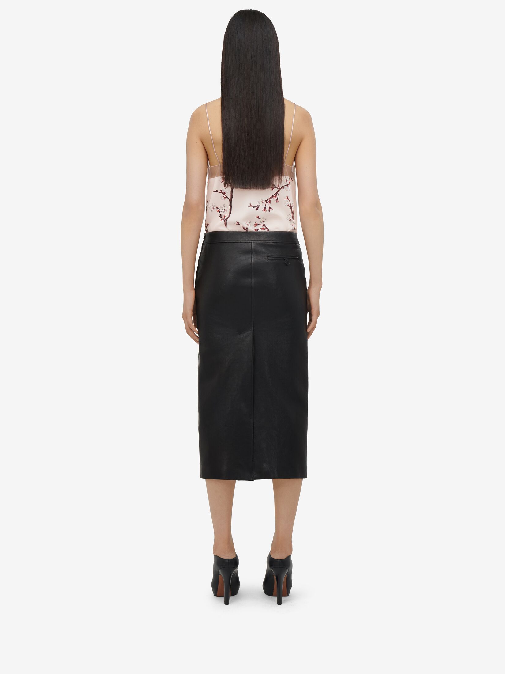 Alexander Mcqueen Blossom Sleeveless Camisole In Pink In Pink